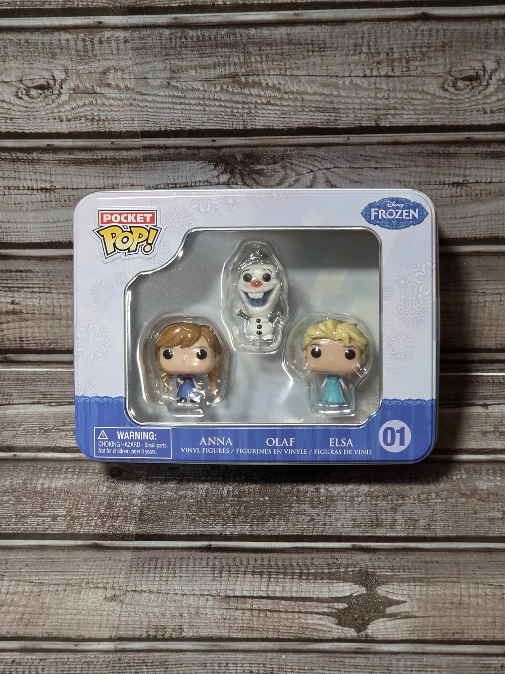 Pocket Pop! Disney Frozen Anna, Olaf & Elsa Vinyl Figure Set